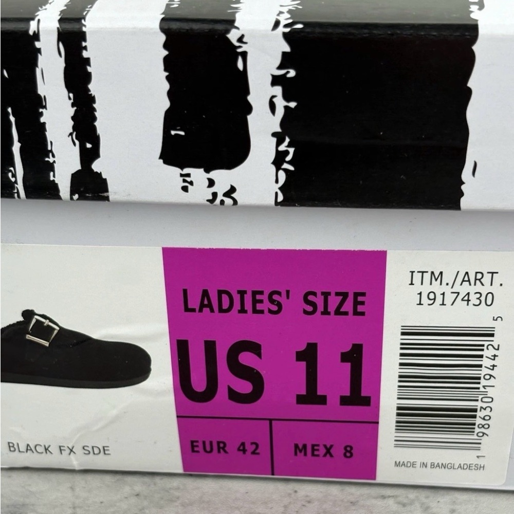 New DV By Dolce Vita Women’s cozy slide black Size 11 New In Box Cozy Slip On - Picture 5 of 5